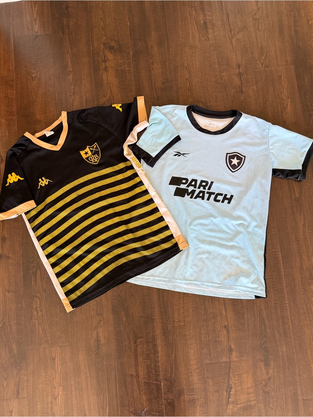 Blue and Black Soccer Jersey’s from Brazil